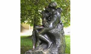 Il Bacio di Rodin statua Fondazione Gianadda Martigny