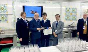 andrea di persio premiazione alberghiero rosmini