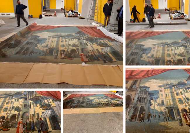 arazzo piazza mercato mix