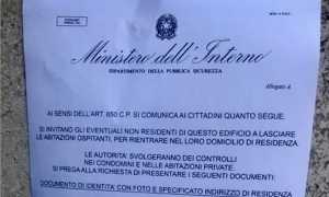 avviso falso ministero