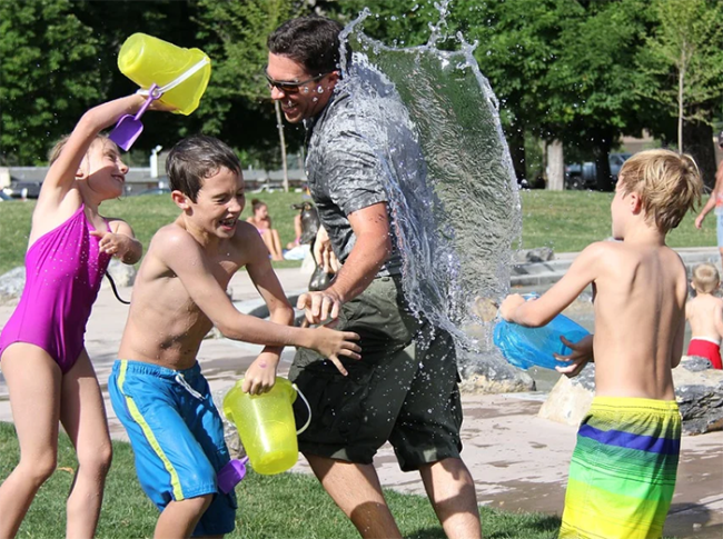 bambii gioco acqua