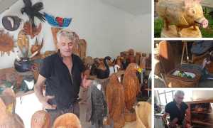 colli intaglio legno motosega mix