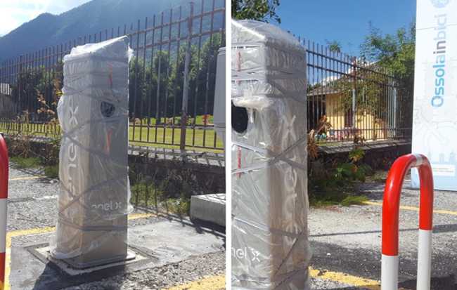 colonna auto elettrica druogno