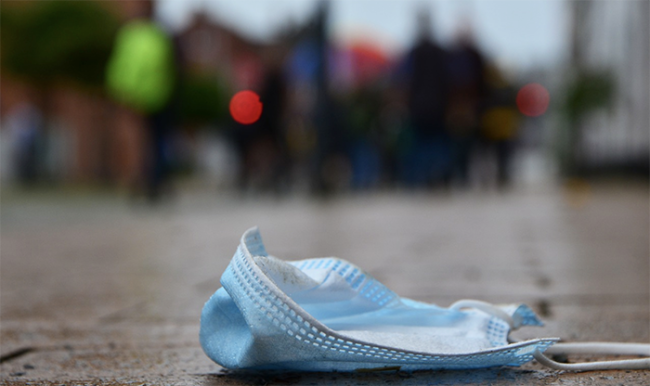 covid mascherina terra