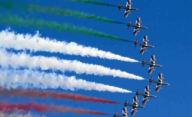 frecce tricolori formazione