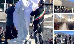 inaugurazione statua padre michelangelo