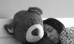 orsetto letto dorme