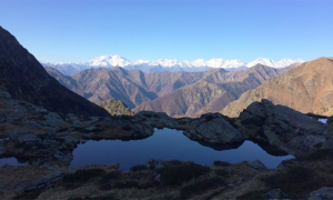 parco val grande montagne laghetto