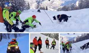 soccorso alpino valanga domobianca simulazione ix dic 20