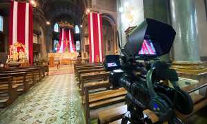 telecamera chiesa
