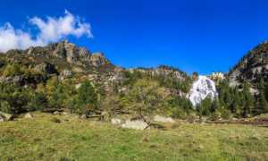 val formazza cascata del toce panoramica