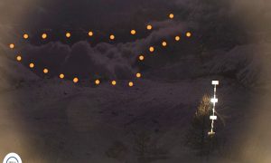 valanga notturna rosa