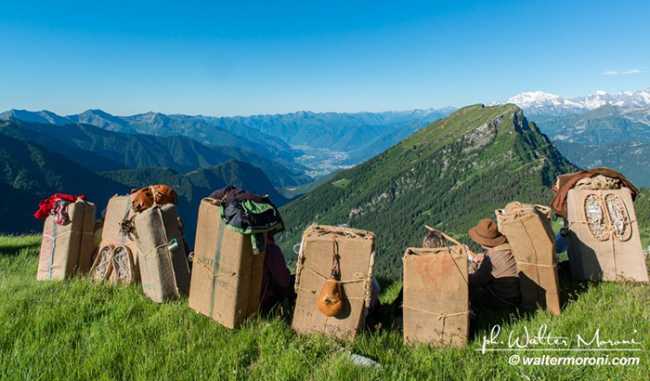 zaini montagna spalloni Cappella della Croce Montecrestese