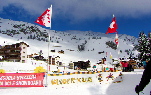 aletch svizzera piste chalet