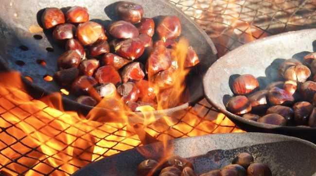 castagne fuoco