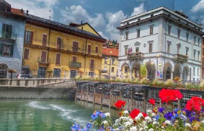 omegna sole fiori lago