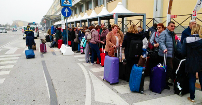 partenza crociera costa bertolini
