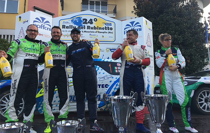 Rally del Rubinetto: premiazioni per Miele, Caffoni e Patera. Videointerviste