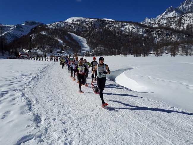 Il gruppo poco dopo la partenza 2018