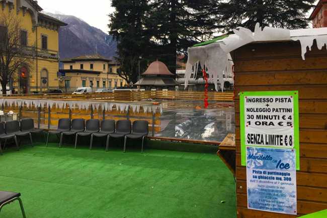 pista ghiaccio 18 montata vuota