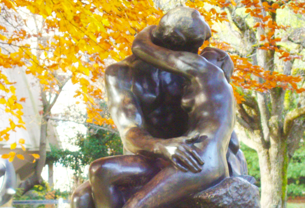 statu rodin Bacio ruminelli