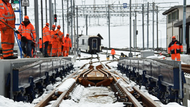 scambio ferrovia operai svizzera