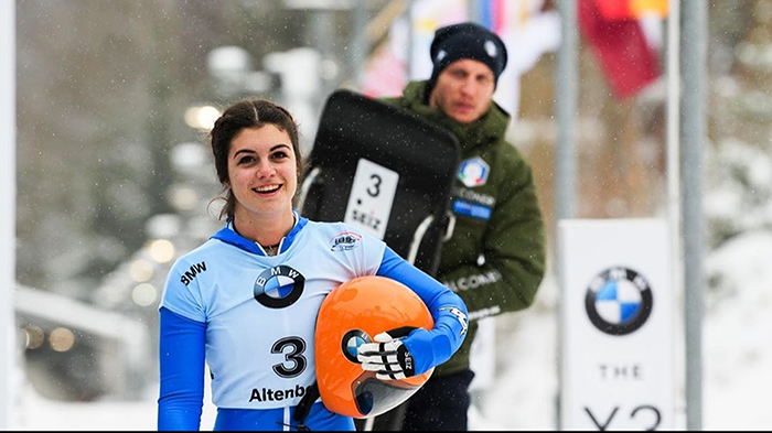 Alessia Crippa confermata nella nazionale azzurra di skeleton
